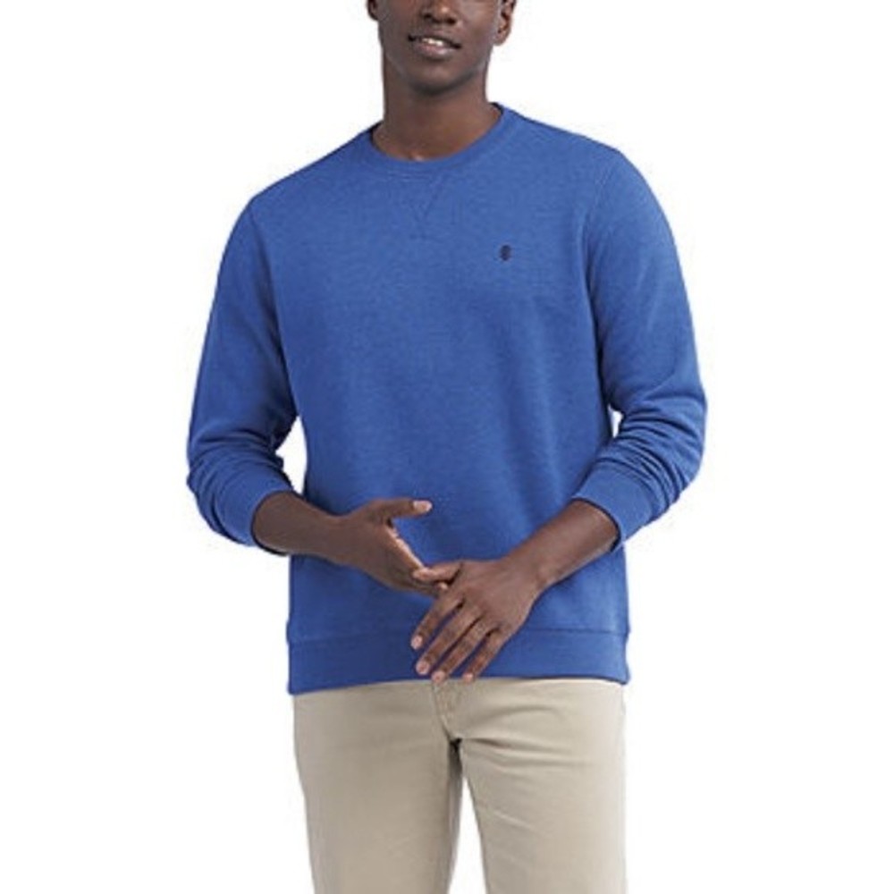 Izod Men Pullover Stretch Sweater Performance Long Sleeve Sz L…